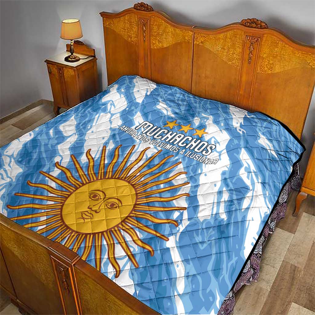 Argentina Football Quilt Muchachos, Ahora Nos Volvimos a Ilusionar