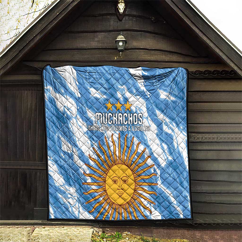 Argentina Football Quilt Muchachos, Ahora Nos Volvimos a Ilusionar