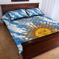 Argentina Football Quilt Bed Set Muchachos, Ahora Nos Volvimos a Ilusionar