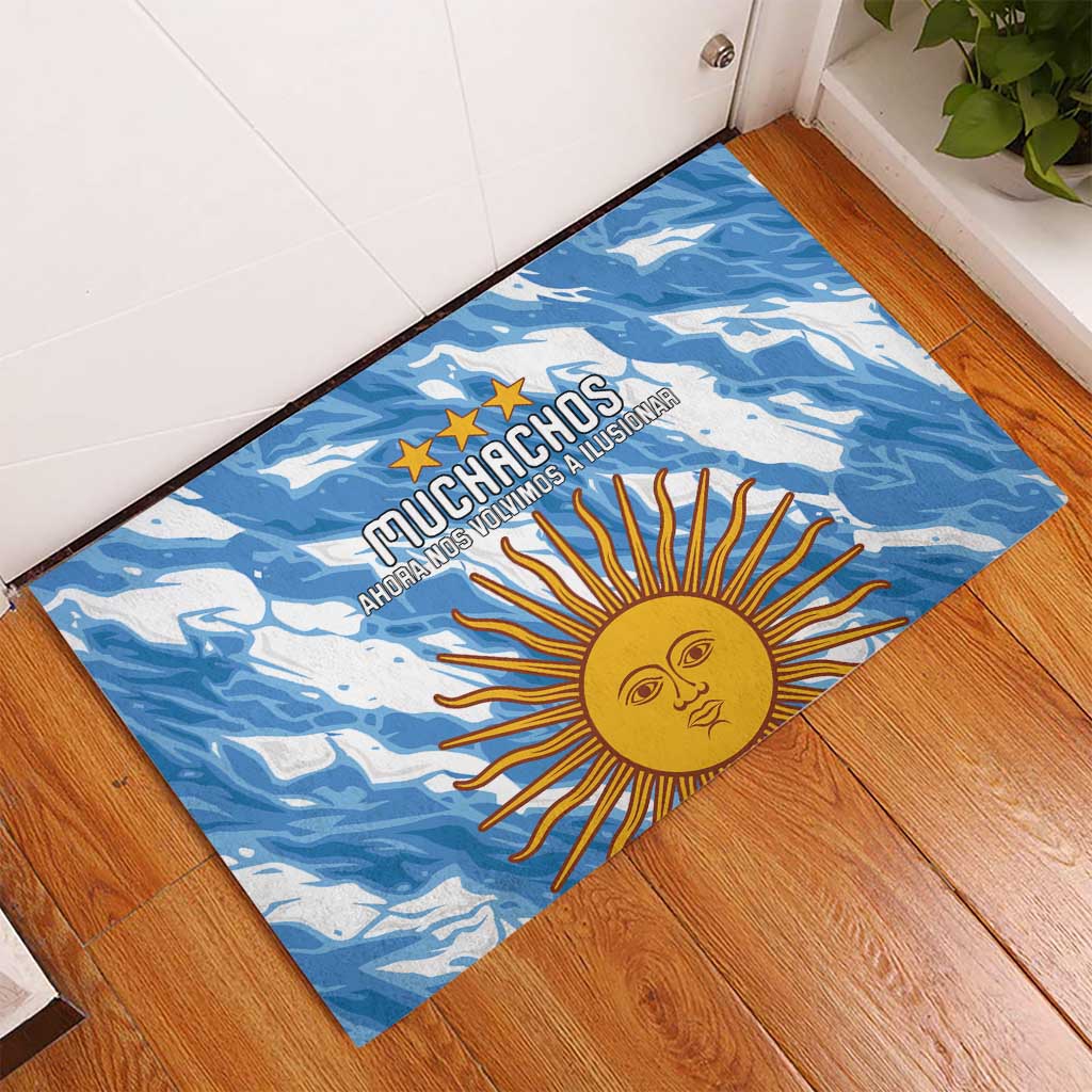 Argentina Football Rubber Doormat Muchachos, Ahora Nos Volvimos a Ilusionar