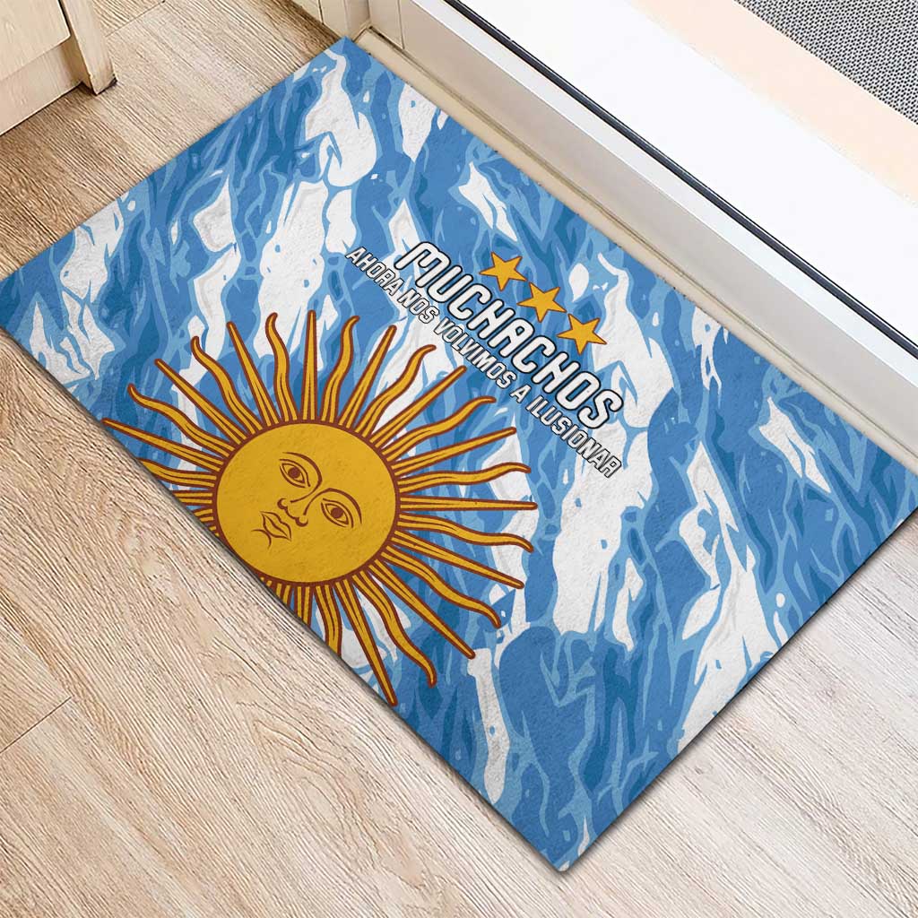 Argentina Football Rubber Doormat Muchachos, Ahora Nos Volvimos a Ilusionar