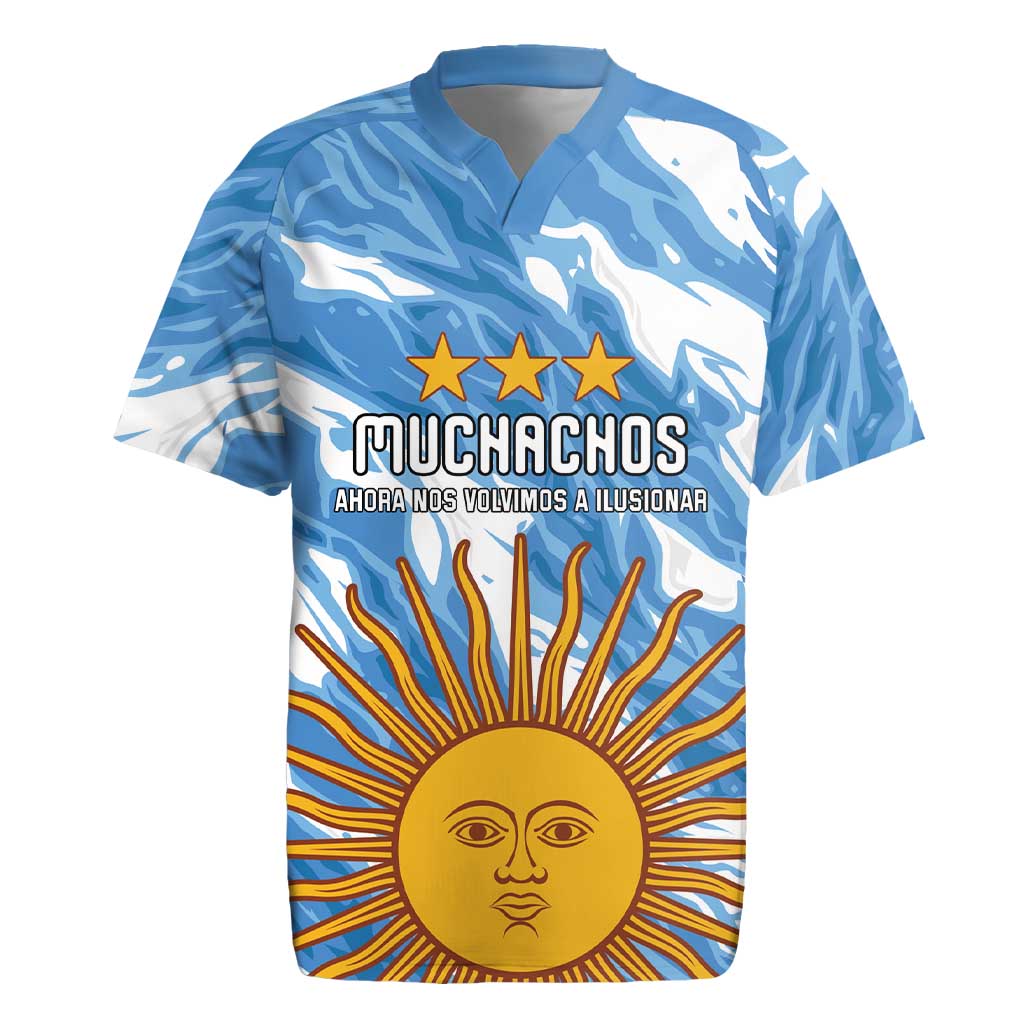 Custom Argentina Football Rugby Jersey Muchachos, Ahora Nos Volvimos a Ilusionar