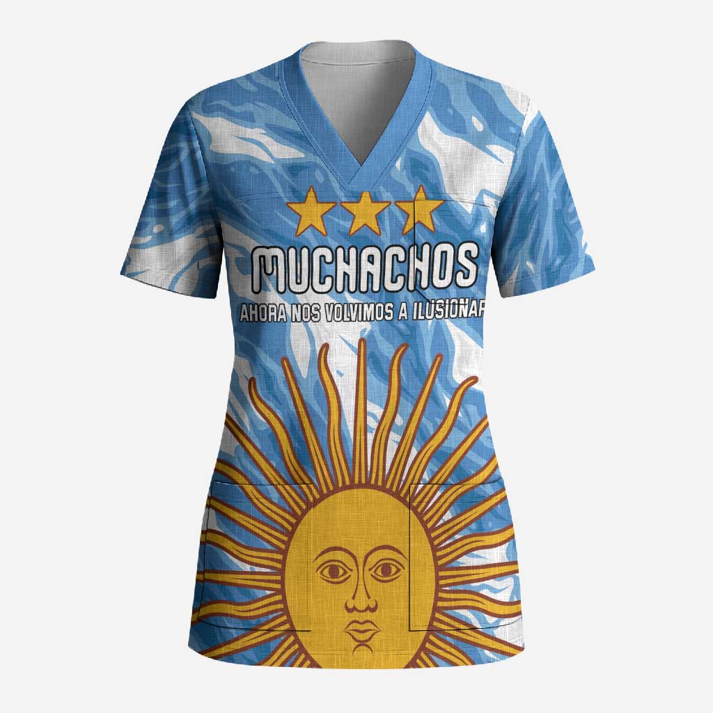 Custom Argentina Football Scrub Top Muchachos, Ahora Nos Volvimos a Ilusionar