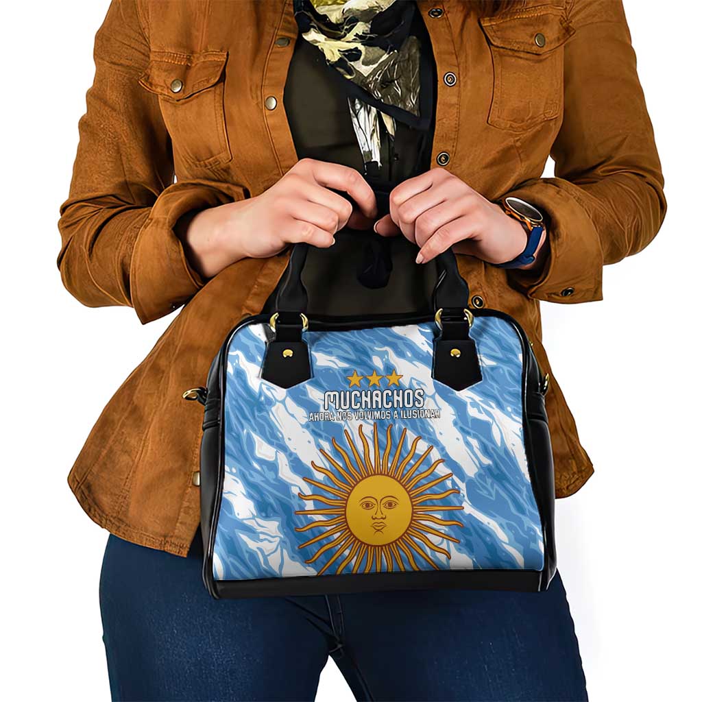 Argentina Football Shoulder Handbag Muchachos, Ahora Nos Volvimos a Ilusionar