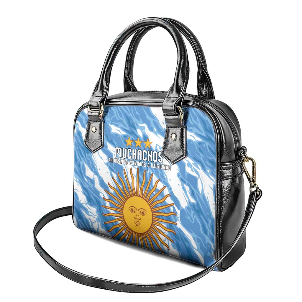 Argentina Football Shoulder Handbag Muchachos, Ahora Nos Volvimos a Ilusionar