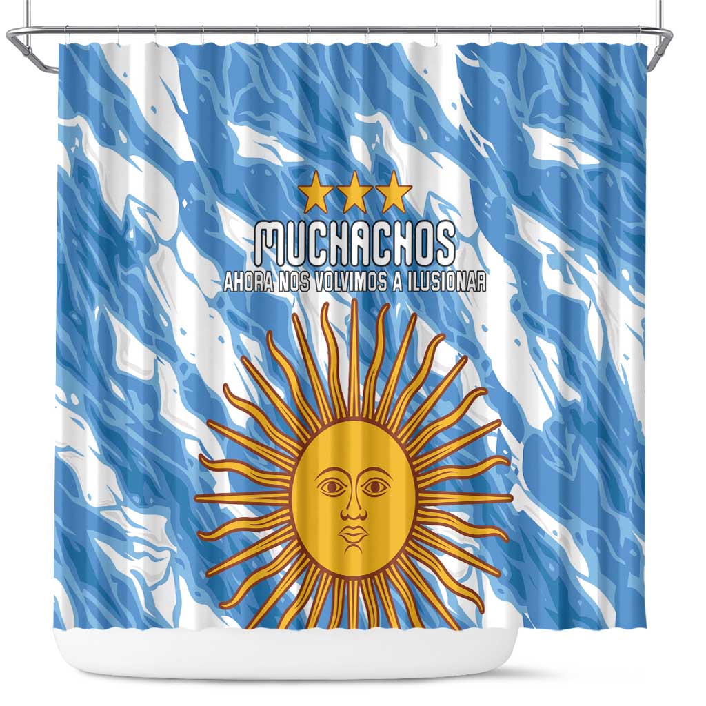 Argentina Football Shower Curtain Muchachos, Ahora Nos Volvimos a Ilusionar