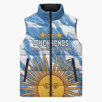 Custom Argentina Football Sleeveless Puffer Jacket Muchachos, Ahora Nos Volvimos a Ilusionar