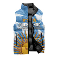 Custom Argentina Football Sleeveless Puffer Jacket Muchachos, Ahora Nos Volvimos a Ilusionar