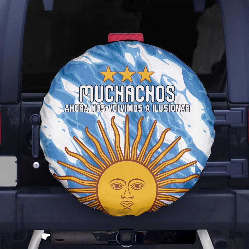 Argentina Football Spare Tire Cover Muchachos, Ahora Nos Volvimos a Ilusionar