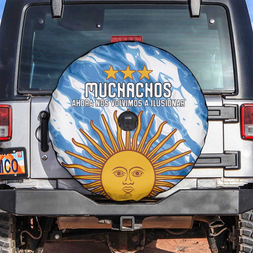 Argentina Football Spare Tire Cover Muchachos, Ahora Nos Volvimos a Ilusionar