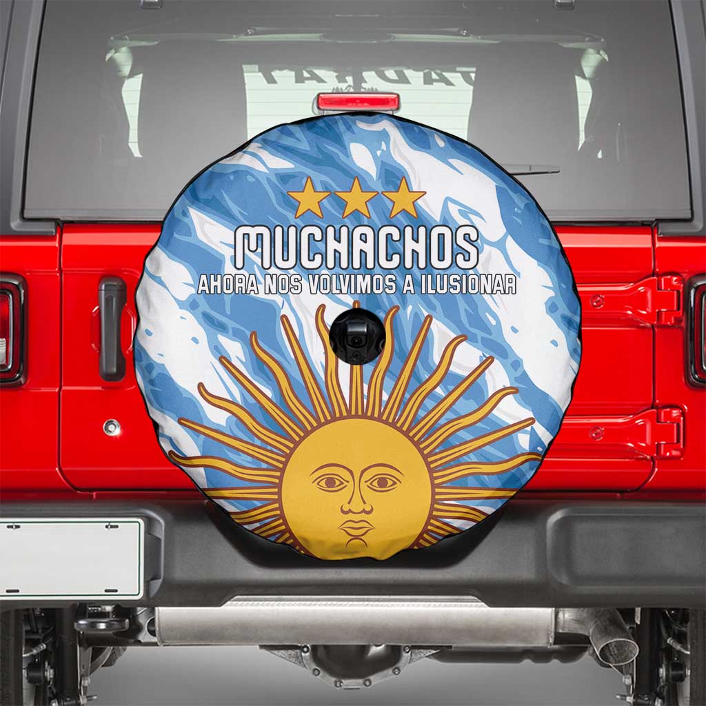 Argentina Football Spare Tire Cover Muchachos, Ahora Nos Volvimos a Ilusionar