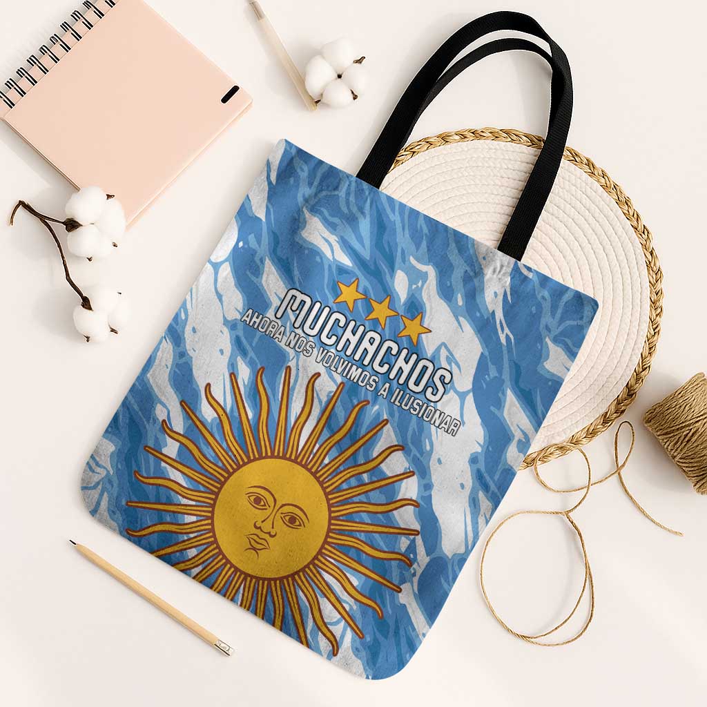 Argentina Football Tote Bag Muchachos, Ahora Nos Volvimos a Ilusionar