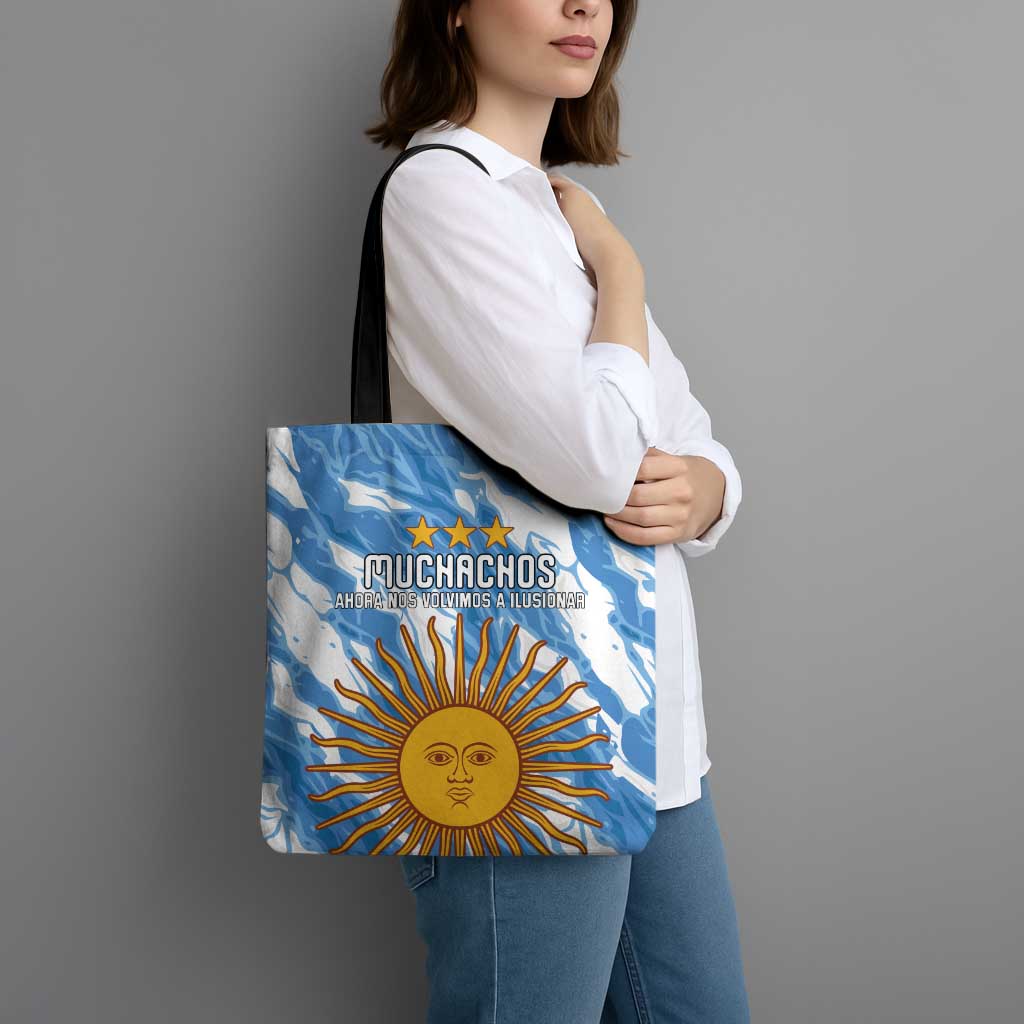Argentina Football Tote Bag Muchachos, Ahora Nos Volvimos a Ilusionar