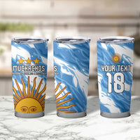 Custom Argentina Football Tumbler Cup Muchachos, Ahora Nos Volvimos a Ilusionar