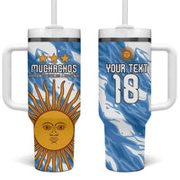 Custom Argentina Football Tumbler With Handle Muchachos, Ahora Nos Volvimos a Ilusionar