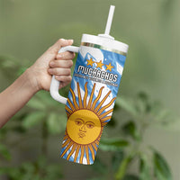 Custom Argentina Football Tumbler With Handle Muchachos, Ahora Nos Volvimos a Ilusionar