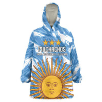 Custom Argentina Football Wearable Blanket Hoodie Muchachos, Ahora Nos Volvimos a Ilusionar