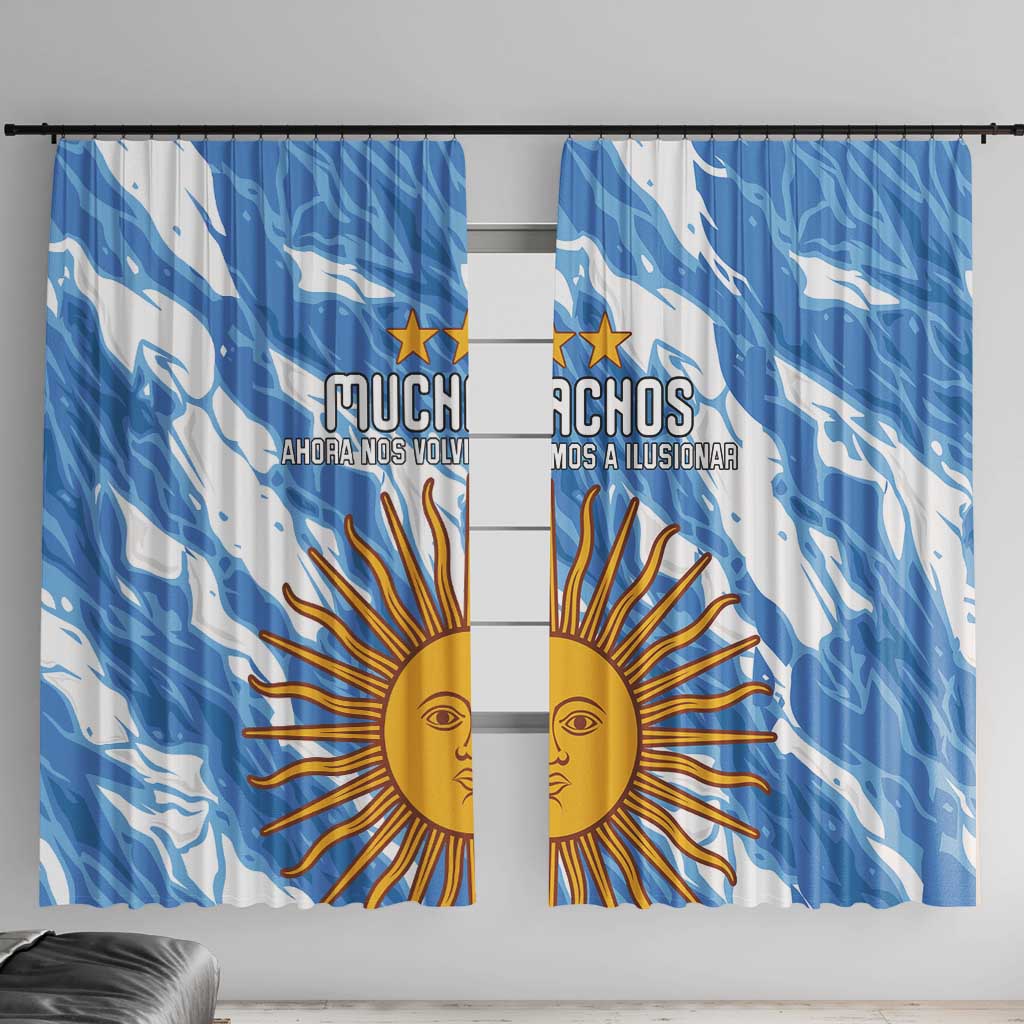 Argentina Football Window Curtain Muchachos, Ahora Nos Volvimos a Ilusionar