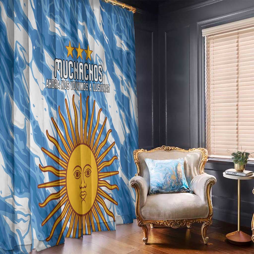 Argentina Football Window Curtain Muchachos, Ahora Nos Volvimos a Ilusionar