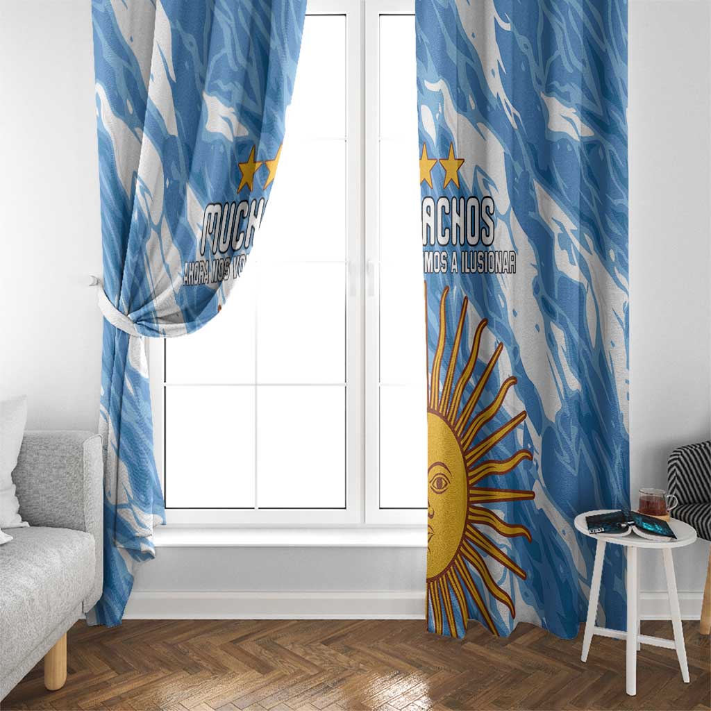 Argentina Football Window Curtain Muchachos, Ahora Nos Volvimos a Ilusionar