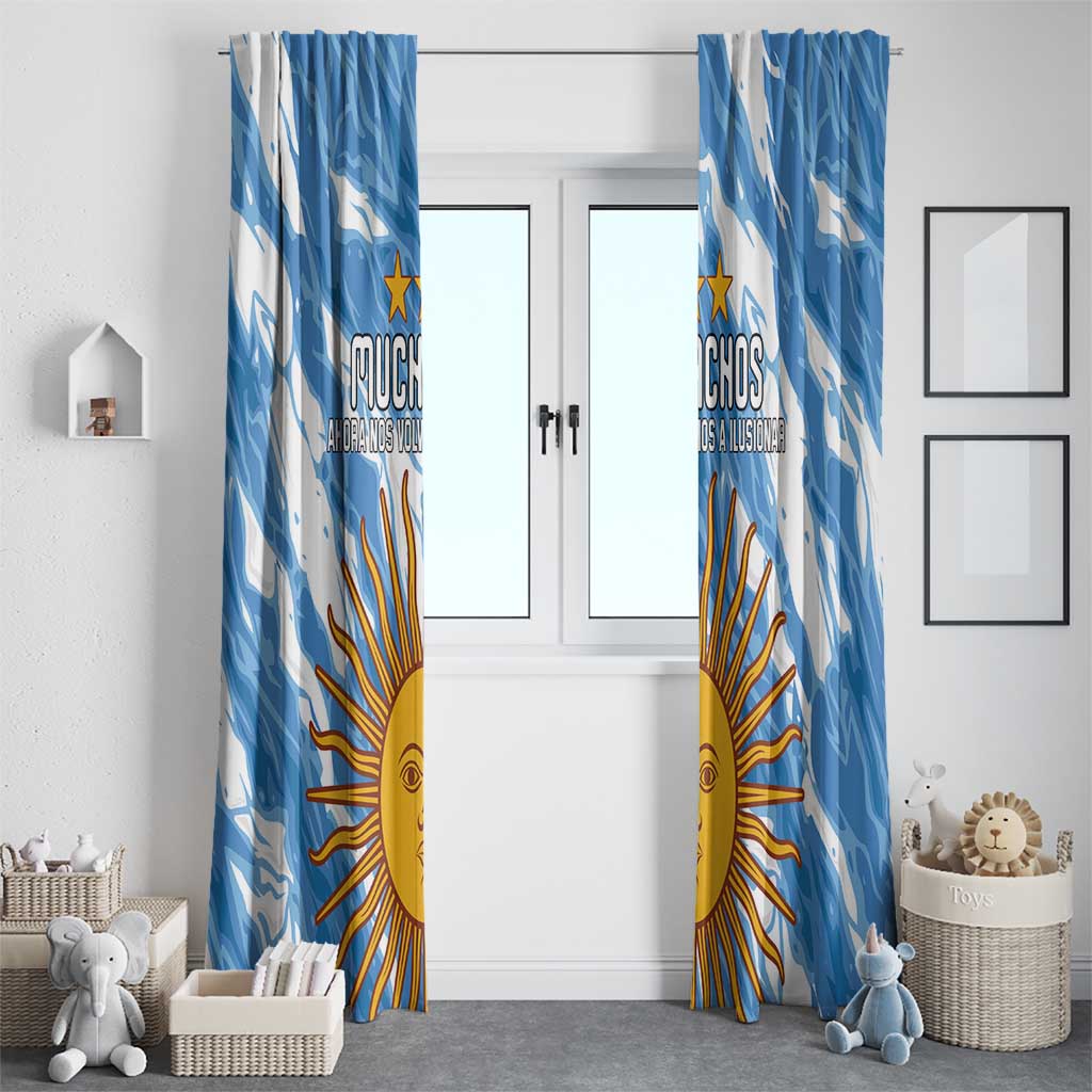 Argentina Football Window Curtain Muchachos, Ahora Nos Volvimos a Ilusionar