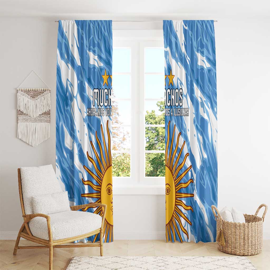 Argentina Football Window Curtain Muchachos, Ahora Nos Volvimos a Ilusionar