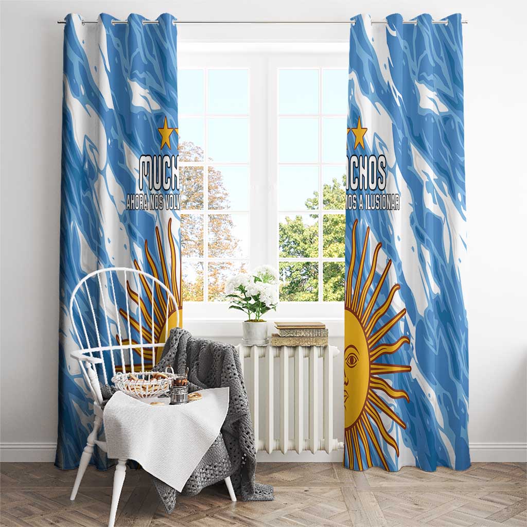 Argentina Football Window Curtain Muchachos, Ahora Nos Volvimos a Ilusionar