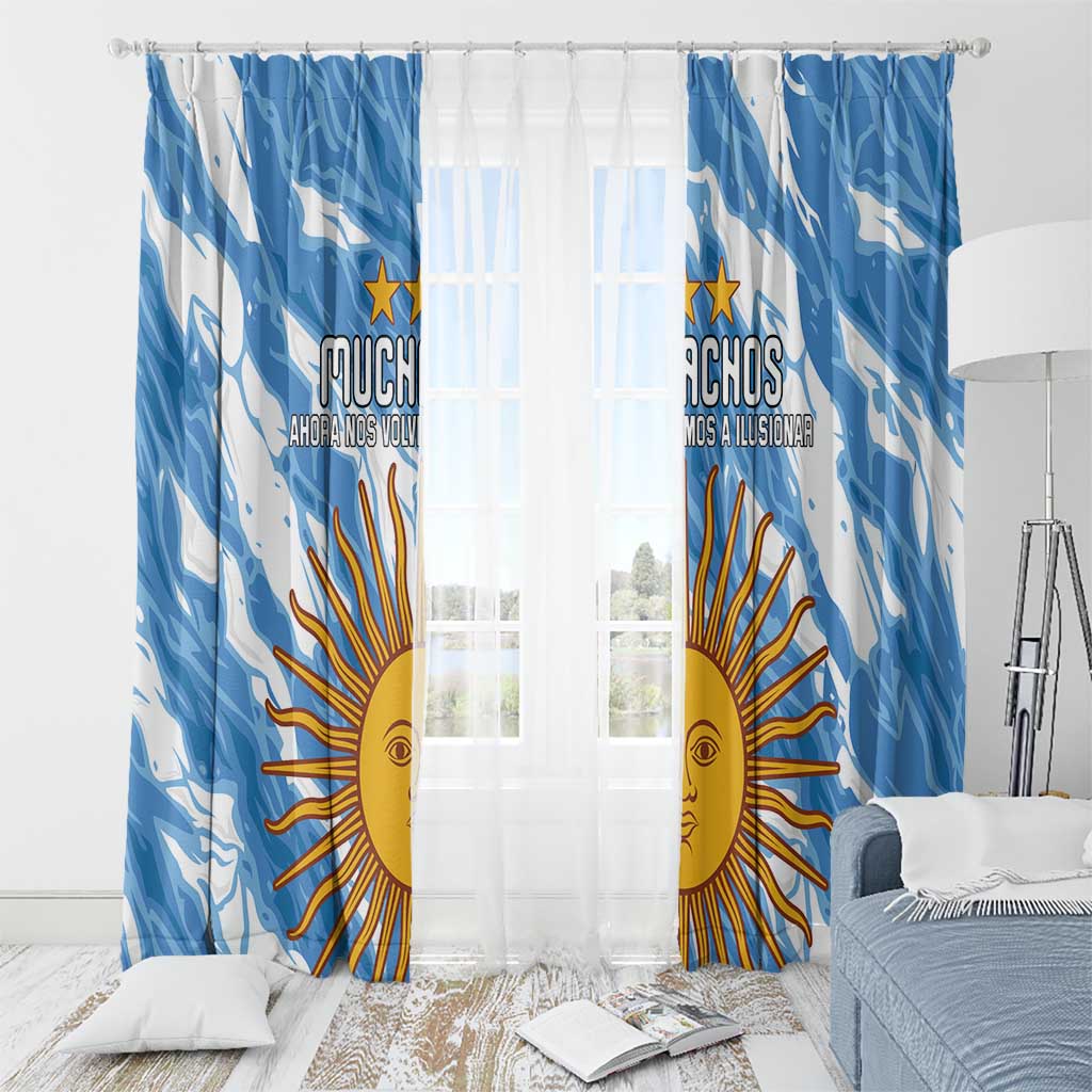 Argentina Football Window Curtain Muchachos, Ahora Nos Volvimos a Ilusionar