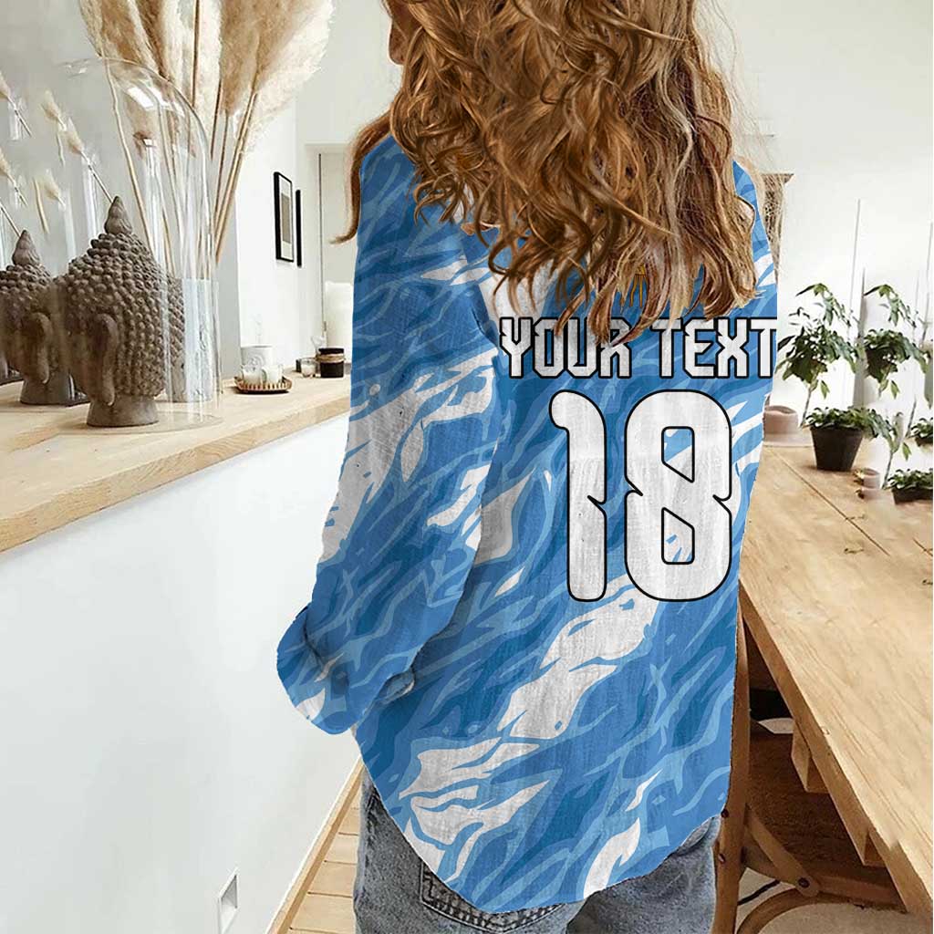 Custom Argentina Football Women Casual Shirt Muchachos, Ahora Nos Volvimos a Ilusionar
