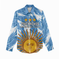 Custom Argentina Football Women Casual Shirt Muchachos, Ahora Nos Volvimos a Ilusionar
