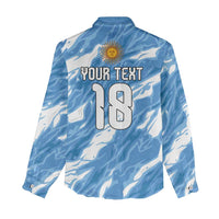 Custom Argentina Football Women Casual Shirt Muchachos, Ahora Nos Volvimos a Ilusionar
