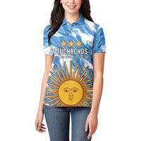 Custom Argentina Football Women Polo Shirt Muchachos, Ahora Nos Volvimos a Ilusionar