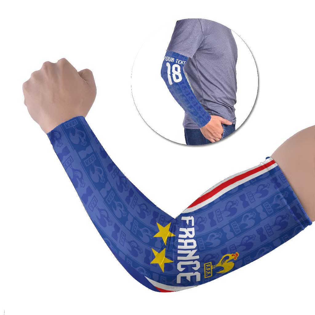 Custom France Football Arm Sleeves Les Bleus Glory Road to 2026