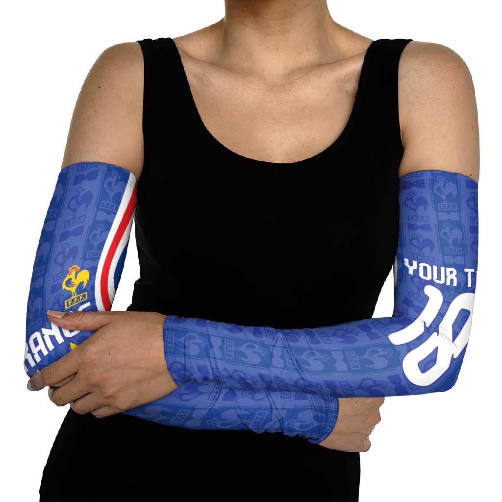 Custom France Football Arm Sleeves Les Bleus Glory Road to 2026