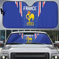 France Football Auto Sun Shade Les Bleus Glory Road to 2026