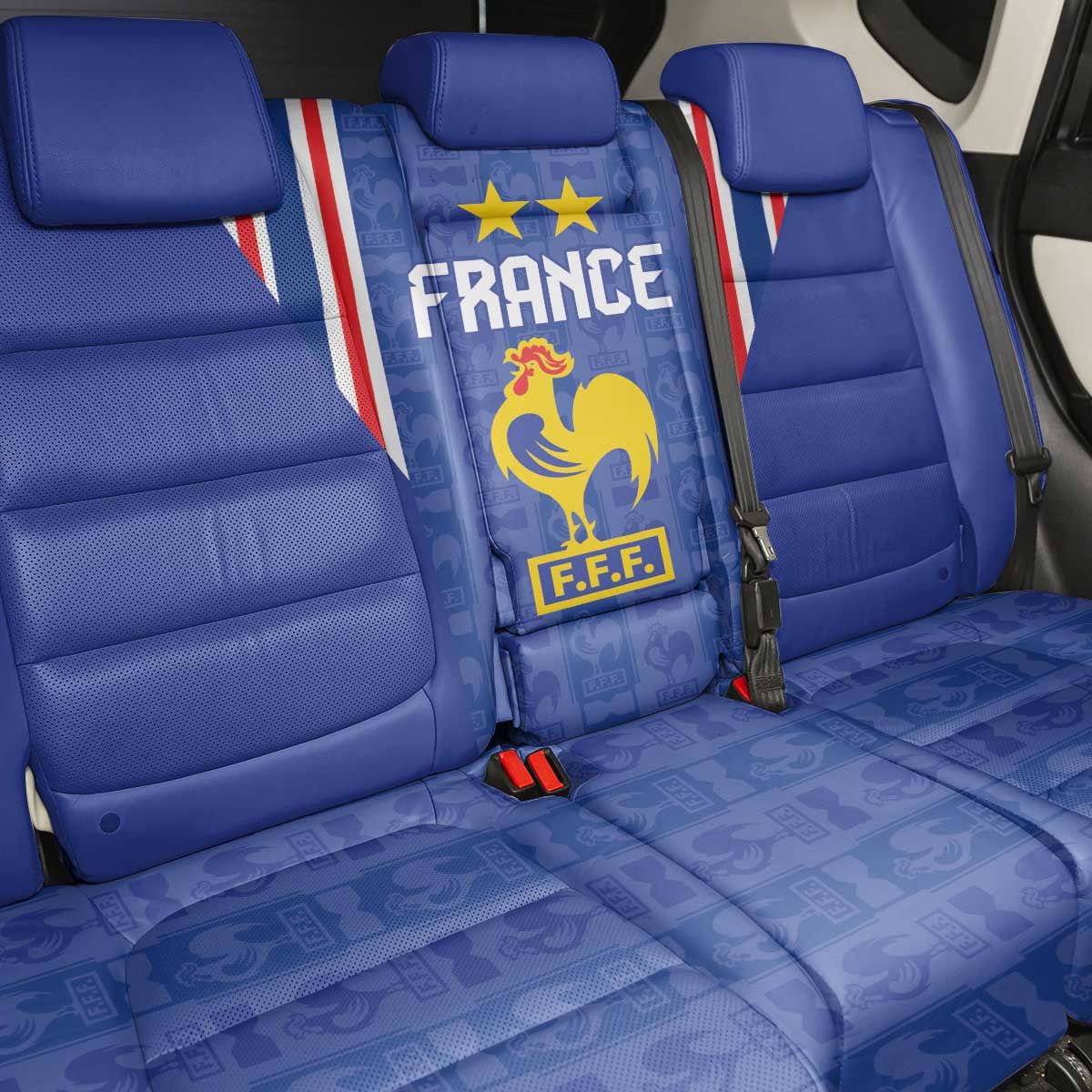 France Football Back Car Seat Cover Les Bleus Glory Road to 2026
