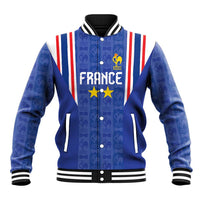 Custom France Football Baseball Jacket Les Bleus Glory Road to 2026