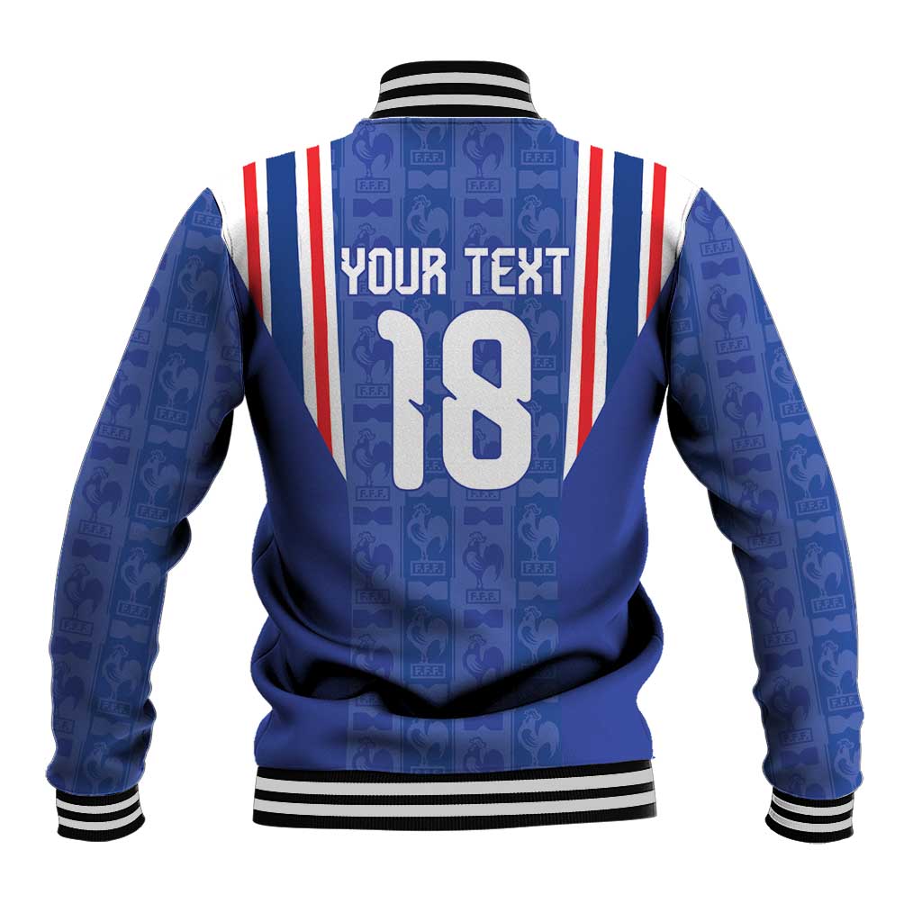 Custom France Football Baseball Jacket Les Bleus Glory Road to 2026