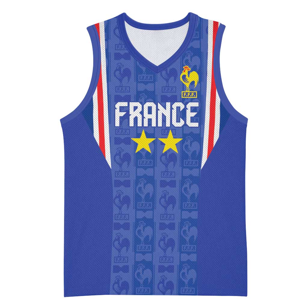 Custom France Football Basketball Jersey Les Bleus Glory Road to 2026
