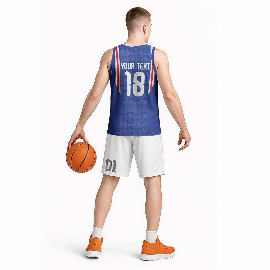 Custom France Football Basketball Jersey Les Bleus Glory Road to 2026