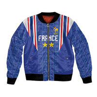 Custom France Football Bomber Jacket Les Bleus Glory Road to 2026