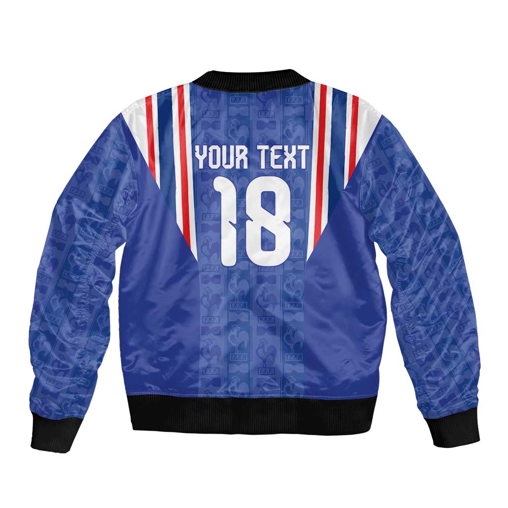 Custom France Football Bomber Jacket Les Bleus Glory Road to 2026