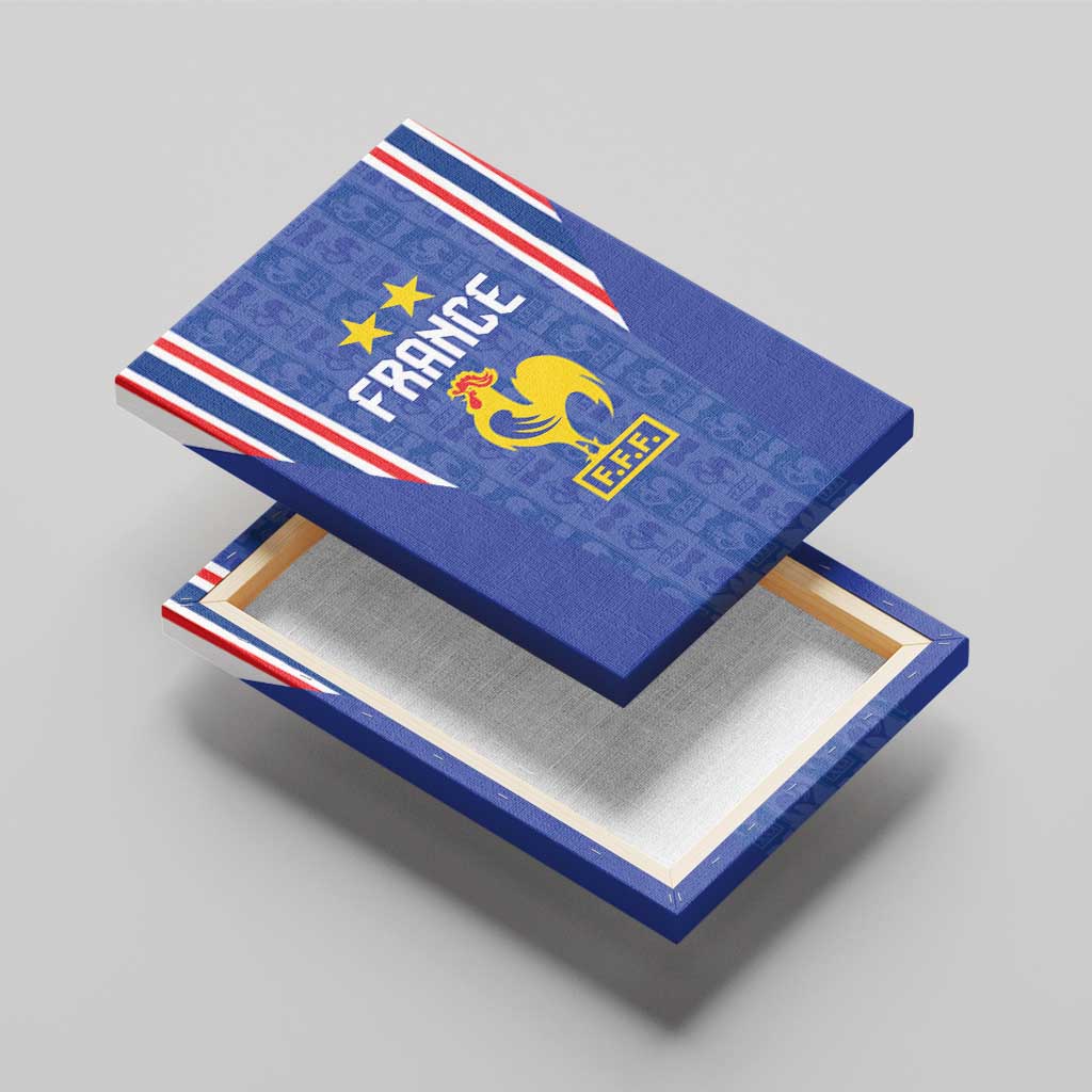 France Football Canvas Wall Art Les Bleus Glory Road to 2026