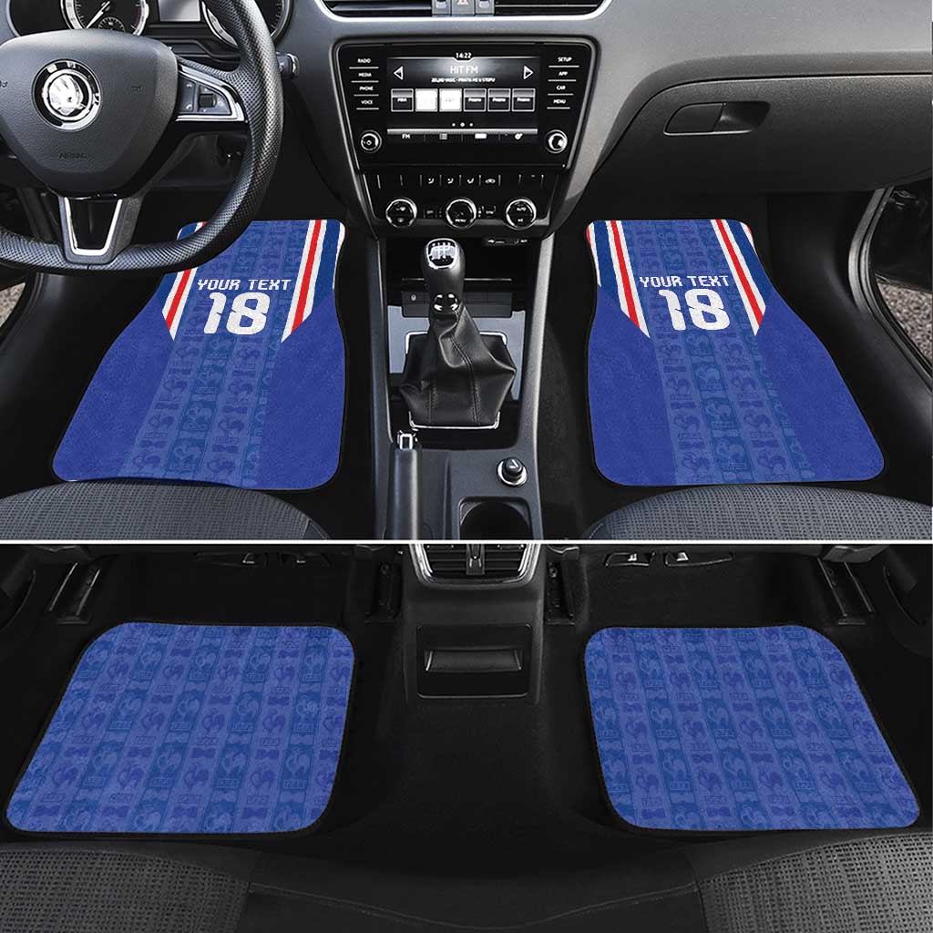 Custom France Football Car Mats Les Bleus Glory Road to 2026