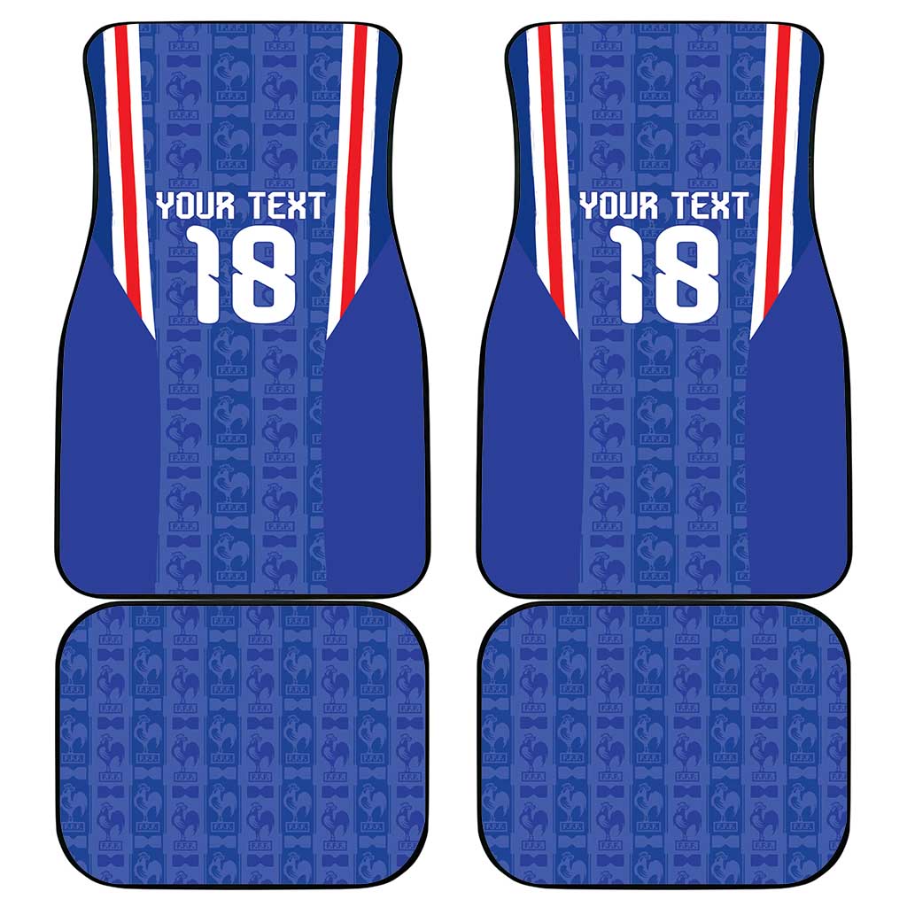 Custom France Football Car Mats Les Bleus Glory Road to 2026