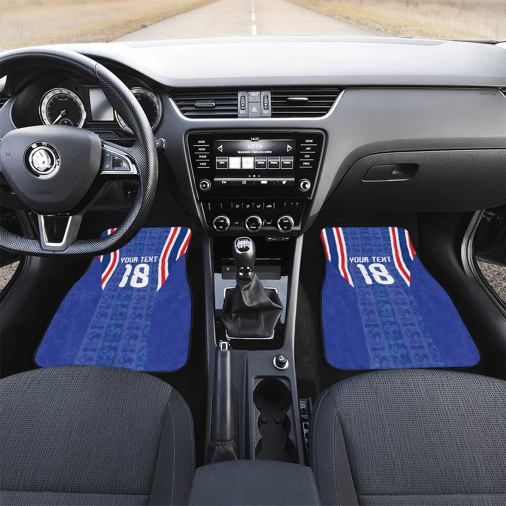 Custom France Football Car Mats Les Bleus Glory Road to 2026