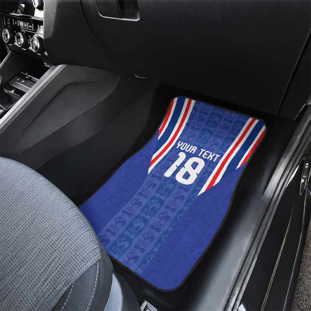 Custom France Football Car Mats Les Bleus Glory Road to 2026
