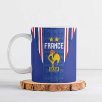 Custom France Football Ceramic Mug Les Bleus Glory Road to 2026