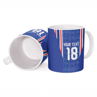 Custom France Football Ceramic Mug Les Bleus Glory Road to 2026