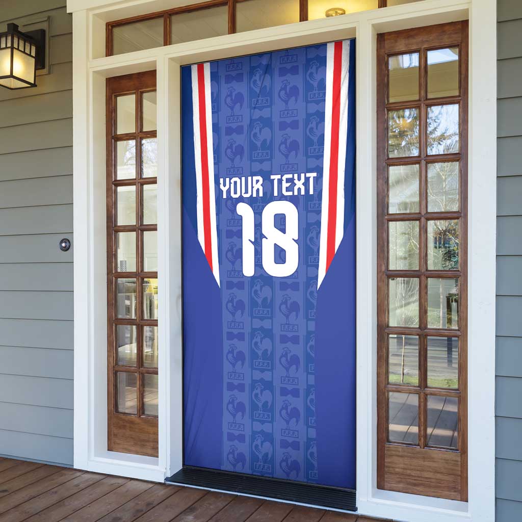 Custom France Football Door Cover Les Bleus Glory Road to 2026